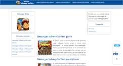 Desktop Screenshot of descargarsubwaysurfers.com